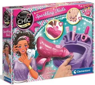 Clementoni Crazy Chic Błyszczące Paznokcie CLE78291 - Zabawy w naśladowanie dorosłych - miniaturka - grafika 2