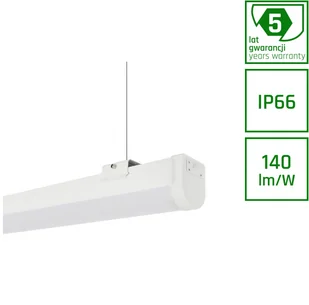 SPECTRUM LED OPRAWA LED LIMEA SLIM2 60W 170CM IK08 BARWA CIEPŁA - Oprawy, klosze i abażury - miniaturka - grafika 2