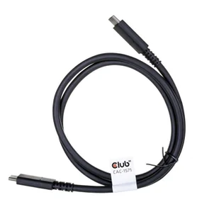 Club 3D Club 3D USB4 Typ-C Gen3x2 kabel dwukierunkowy 40Gbps 8K60Hz 100W Powerdelivery, CAC-1571 CAC-1571 - Kable USB - miniaturka - grafika 2