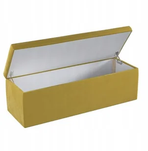 Dekoria.pl Dekoria.pl Skrzynia tapicerowana oliwkowy zielony 90 × 40 × 40 cm Velvet 525-704-27 - Pufy i podnóżki - miniaturka - grafika 2