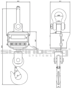 Steinberg Systems 456 45674871 Waga hakowa 2 kg LED udźwig 10000 kg) 74871-uniw - Wagi specjalistyczne Steinberg Systems 456 45674871 Waga hakowa 2 kg LED udźwig 10000 kg) 74871-uniw - Wagi specjalistyczne - miniaturka - grafika 2