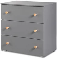 Łóżeczka i kojce - Klupś Komoda "Pauline", grafitowa - miniaturka - grafika 1