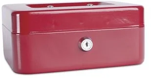 Donau Kasetka na pieniądze , średnia, 200x90x160mm, czerwona 5232001PL-04 - Sejfy i kasy pancerne - miniaturka - grafika 2