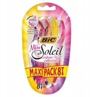 Maszynki do golenia i wkłady - BiC Maszynka do golenia Miss Soleil Colour 8 szt. - miniaturka - grafika 1