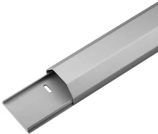goobay Listwa aluminiowa, osłona 1,1mx50mm Goobay Srebrna AKMKLA50MMS - Maskownice do kabli - miniaturka - grafika 2
