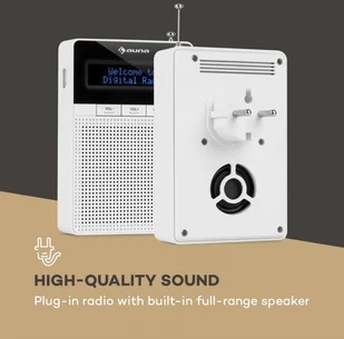 Auna Digi Plug DAB Białe - Radia - miniaturka - grafika 7