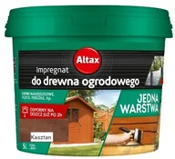 Farby i impregnaty do drewna - Altax impregnat do drewna ogrodowego, kasztan, 5 l - miniaturka - grafika 1