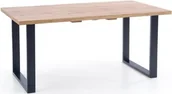 Stoły - Halmar Stół rozkładany VENOM dąb wotan, nogi czarne 35-185/85 cm - miniaturka - grafika 1