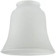 Oprawy, klosze i abażury - Westinghouse Lighting 8703640 4,3 cm klosz lampy wykonany z satynowanego szkła, dzwonek kształt, biały, 12.1 x 12.1 x 11.1 cm 8703640 - miniaturka - grafika 1