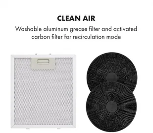 Klarstein Tron Ambience 38 Biały (CGCH2-TronAmbience-W) - Okapy kuchenne - miniaturka - grafika 5