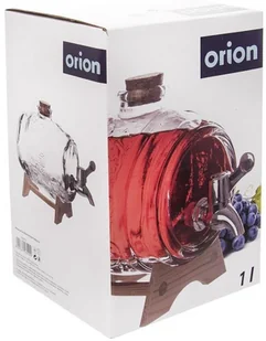 Orion Beczka szklana słój słoik z kranikiem antałek 1L - Akcesoria gastronomiczne - miniaturka - grafika 5