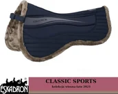 Siodła - Eskadron Podkładka pod siodło FAUXFUR SOFTSHELL - CLASSIC SPORTS wiosna-lato 2021 - navy - miniaturka - grafika 1