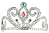 Dodatki do strojów karnawałowych - Widmann Korona party "Tiara Królewny" WIDMANN WI01055 - miniaturka - grafika 1