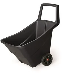 PROSPERPLAST Taczka ogrodowa PROSPERPLAST, czarna, 95 L - Taczki - miniaturka - grafika 2