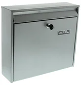 Skrzynki na listy - Burg Wächter Burg-Wächter skrzynka na listy, Split, A4 składowanych formacie, ocynkowana stal, srebrny MAIL 5877 SI - miniaturka - grafika 1