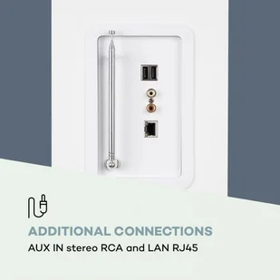 Auna Karaboom 100 Wifi Biały (CS11-Karaboom100Wifi) - Głośniki i kolumny - miniaturka - grafika 8