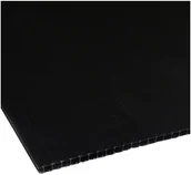 Akcesoria do drzwi - Płyta polipropylenowa kanalikowa 100x200 cm gr. 3 mm czarna - miniaturka - grafika 1