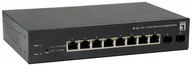 Switche - LevelOne GEP-1051 - switch - 10 ports - smart - rack-mountable - miniaturka - grafika 1