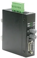 Przełączniki KVM - Rotronic ROLINE 21131140 konwerter przemysłowe RS232  Multi Mode włókna szklanego Czarny 21131140 - miniaturka - grafika 1