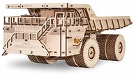 Puzzle - EWA Eco-Wood-Art EWA Eco-Wood-Art BELAZ 75710 ciężarówka 75710-trójwymiarowa mechaniczna drewniane puzzle dla dorosłych i dzieci - montaż bez kleju - 453 części, naturalne BELAZ-75710 - miniaturka - grafika 1