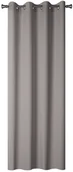 Zasłony - Uniglob Zasłona OXFORD szara 140 cm x 260 cm - miniaturka - grafika 1