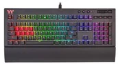 Klawiatury - Thermaltake Tt eSPORTs Premium X1 RGB Cherry MX Silver (KB-TPX-SSBRUS-01) - miniaturka - grafika 1