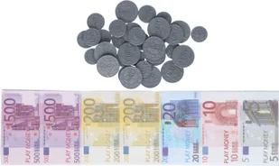 Eddy Toys Banknoty do gry nauki euro EDDY TOYS x90 E-53712 - Zabawki i gry sportowe - miniaturka - grafika 2