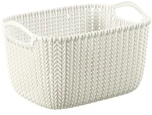 Curver Kosz Knit, kremowy, 8 l - Pojemniki na zabawki - miniaturka - grafika 2