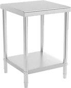 Stoły gastronomiczne - Royal Catering Stół roboczy - 60 x 60 cm - 150 kg - stal nierdzewna 10011351 RCAT-60/60-NW - miniaturka - grafika 1