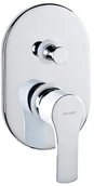 Baterie wannowe i prysznicowe - Valvex Dali White biała/chrom 2447370 - miniaturka - grafika 1