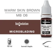 Pozostałe akcesoria kosmetyczne - BIOEVOLUTION Barwnik Bioevolution Warm Skin Brown MB 06 - Qline Microblading - 10ml 624 - miniaturka - grafika 1