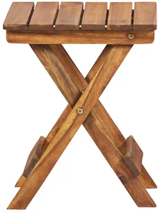 vidaXL Stojak na kwiaty, 30x30x38 cm, lite drewno akacjowe vidaXL - Kwietniki - miniaturka - grafika 3