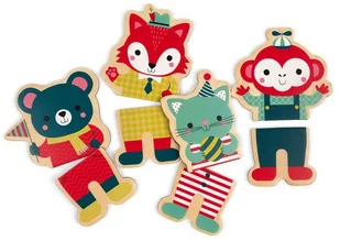 Janod 8 BABY FOREST MAGNETS - Klocki - miniaturka - grafika 12