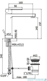 Paffoni Ringo-West bateria umywalkowa chrom RIN074CR | - Baterie umywalkowe - miniaturka - grafika 2
