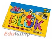 Podobrazia, bloki, papiery - Pastello Blok techniczny kolorowy A4 20+2k. złoty srebrny PASTELLO AA002PTL - miniaturka - grafika 1