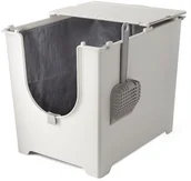 Kuwety dla kotów - Modkat Flip kuweta dla kota Biała - miniaturka - grafika 1