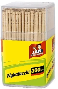JAN NIEZBĘDNY wykałaczki pudełko 300szt. - Folia, papier śniadaniowy, serwetki - miniaturka - grafika 4