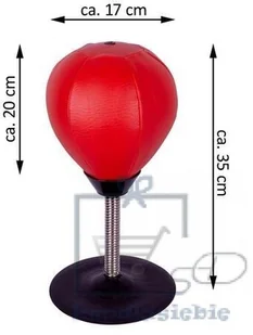 Boksowa gruszka z przyssawką - Gruszki treningowe - miniaturka - grafika 2