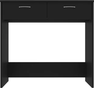 vidaXL vidaXL Biurko, czarne, 80x40x75 cm, płyta wiórowa - Biurka - miniaturka - grafika 4