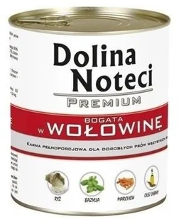 Dolina Noteci PREMIUM bogata w wołowinę 800g - Mokra karma dla psów - miniaturka - grafika 2