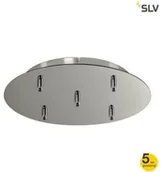 Akcesoria do oświetlenia - Spotline Rozeta sufitowa. pięciokrotna. okrągła. metal szczotkowany. z odprężaczami 132625 - miniaturka - grafika 1