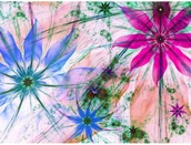 Fototapety - Fototapeta XXL Motyw kwiatowy 360 x 270 cm, 4 części - miniaturka - grafika 1