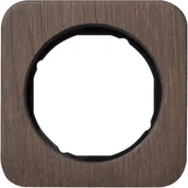 Wyłączniki światła i elektryczne - Berker R.1 ramka pojedyncza dąb/czarny 10112354 - miniaturka - grafika 1
