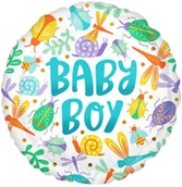 Balony i akcesoria - Amscan Balon foliowy Baby Boy Owady - 45 cm - 1 szt. 4165801 - miniaturka - grafika 1