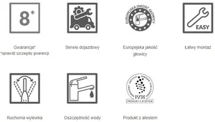 Laveo Bateria zlewozmywakowa czarna NALDA BAY 768D - Baterie kuchenne - miniaturka - grafika 3