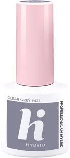 Hi Hybrid Lakier hybrydowy 5ml 424 Clear Grey Hi Hybrid - Lakiery hybrydowe - miniaturka - grafika 2