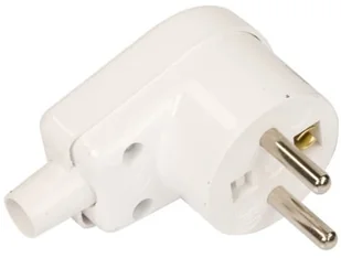 Wtyczka z uziemieniem 16A WB-6 biała marki SCHNEIDER ELECTRIC. (WB601) - Wtyczki i adaptery Wtyczka z uziemieniem 16A WB-6 biała marki SCHNEIDER ELECTRIC. (WB601) - Wtyczki i adaptery - miniaturka - grafika 3