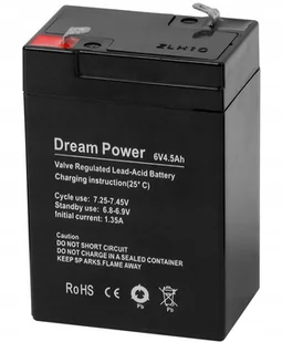 Vipow Akumulator żelowy 6V 4.5Ah BAT0200 - Akumulatory ogólnego zastosowania - miniaturka - grafika 5