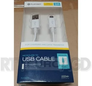 Platinet PUC1MBW biały PUC1MBW - Kable USB - miniaturka - grafika 2