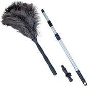 Miotły, szufle, mopy - Wenko Miotełka do usuwania kurzu z teleskopową rączką 129-189 cm 88950500 - miniaturka - grafika 1